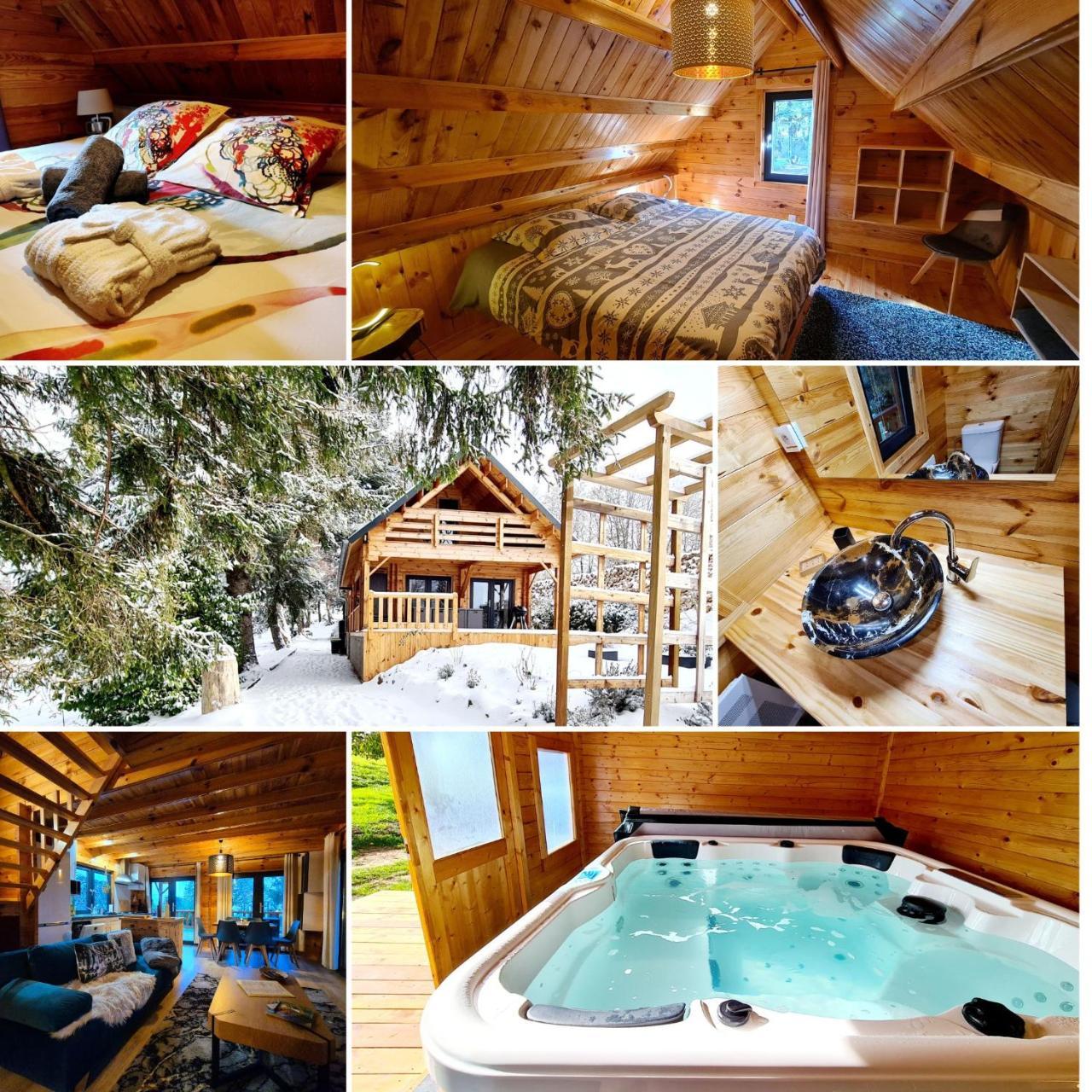 Le Chalet Aura Et Jacuzzi em Abreschviller