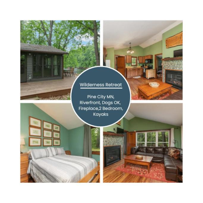 2 Bedroom-Riverfront-Fireplace - Pet Ok em Pine-city