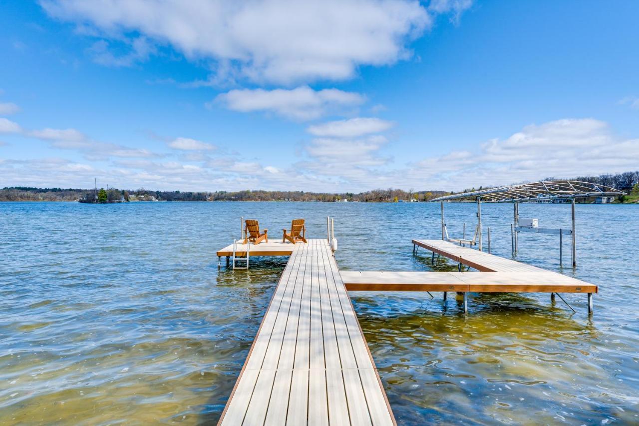 Furnished Deck with Views Mukwonago Lake House! em Mukwonago