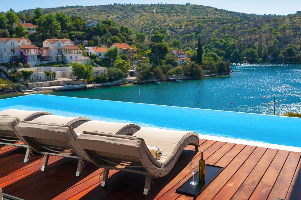 Luxury Beachfront Villa Blue Star Of Brac With Private Pool At The Beach On Brac Island Bobovisca