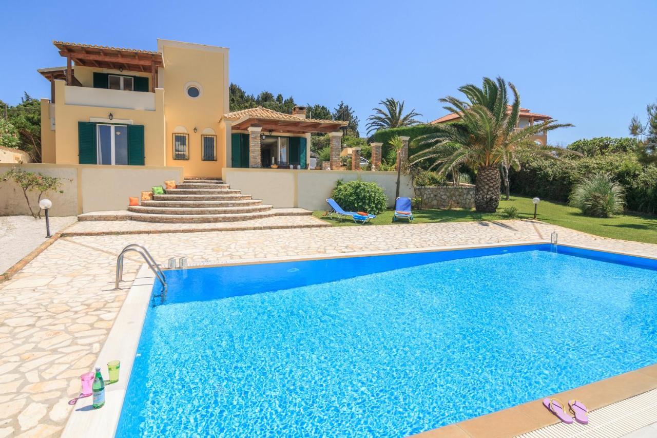 Beachfront Villa Victoras With Private Beach