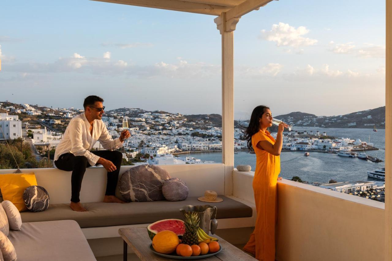 Yalos Mykonos 3 Bedroom Luxury Home In Mykonos Town With Sea & Sunset View