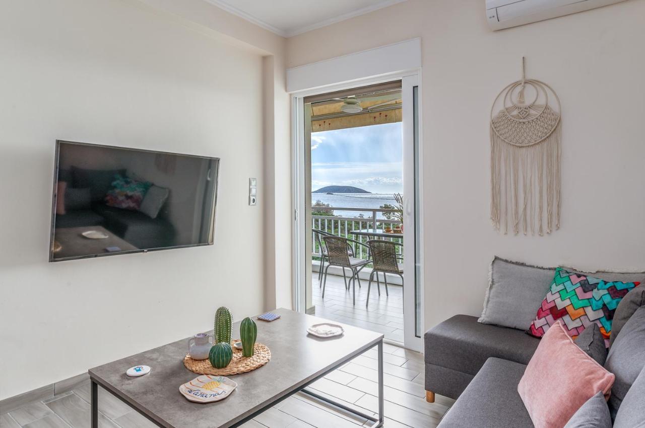 Fantastic Sea View One-bedroom Apartment Lagonissi