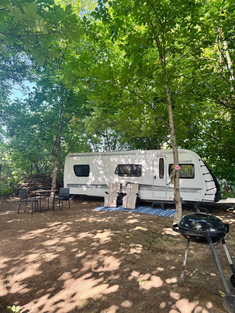 Caravan by Lake