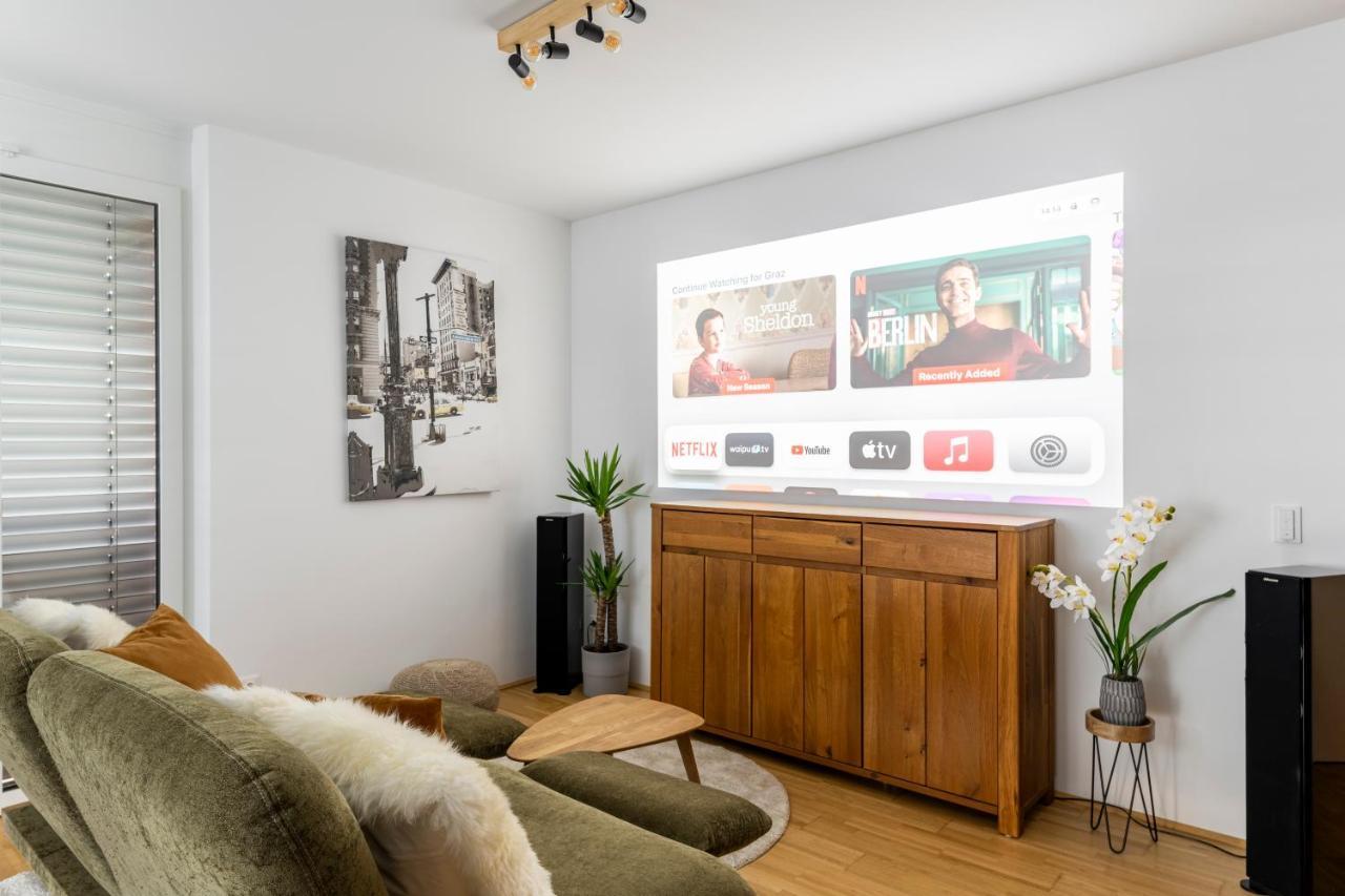 Edler Wohnraum Panoramablick 3 Sz Boxspringbetten, E-ladestation, Kaffeevollautomat, Klima, Lift, Terrasse & 2xtg