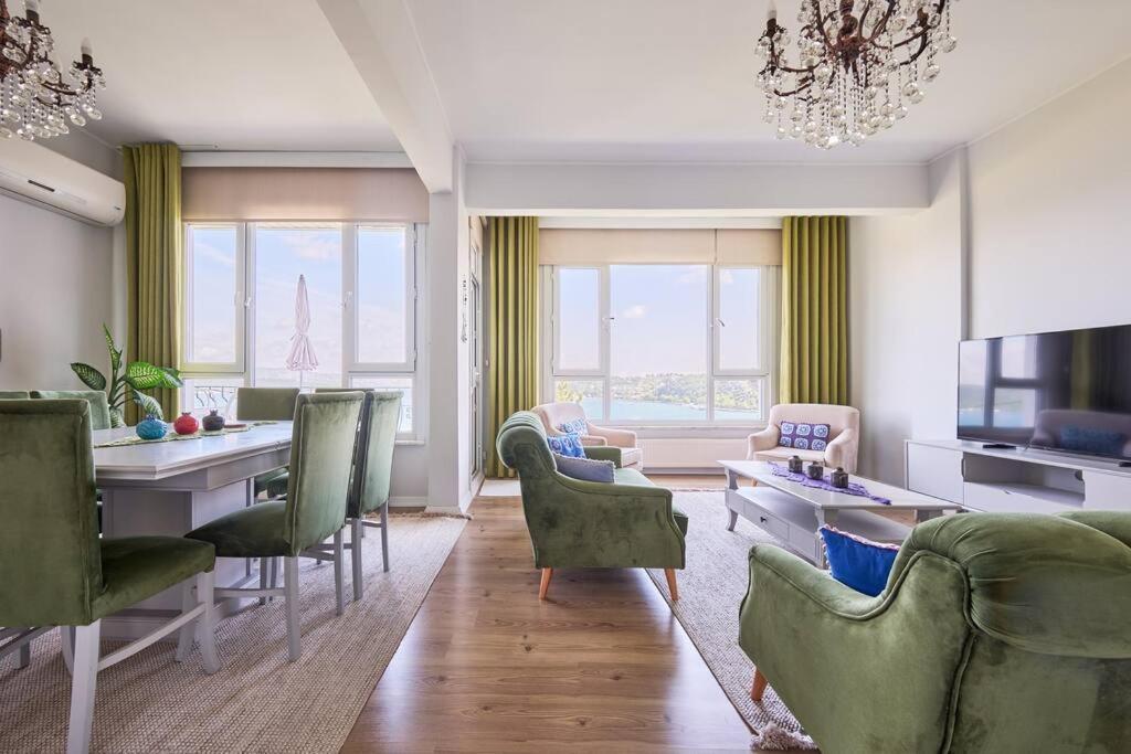 Luxury Apartment With Bosphorus View In Saryer!