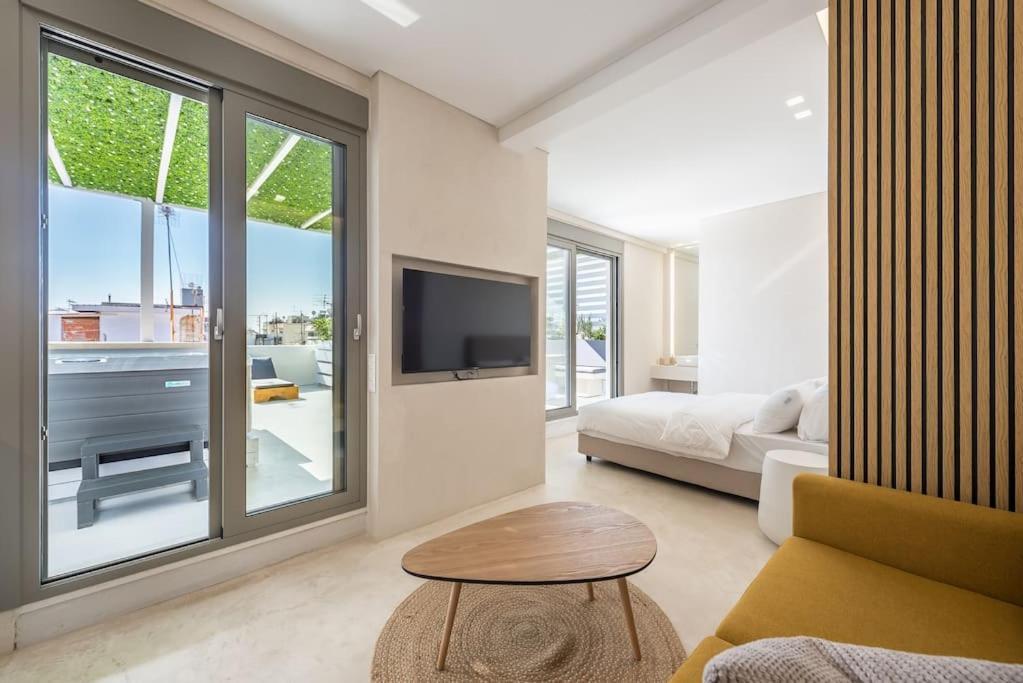 Mykonos With Acropolis View