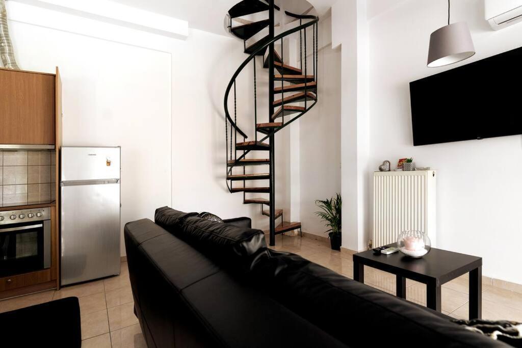 Mini Penthouse Loft With 2 Balconies Kipseli Athens