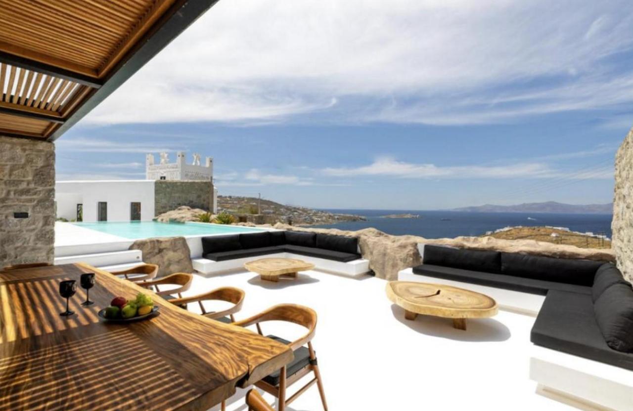 Exquisite Mykonos Villa | Villa Apocryphos | 6 Bedrooms | Unique Aegean Sea Views | Private Infinity Pool | Indoor Cave Heated Pool | Outdoor Jacuzzi | Mykonos Town