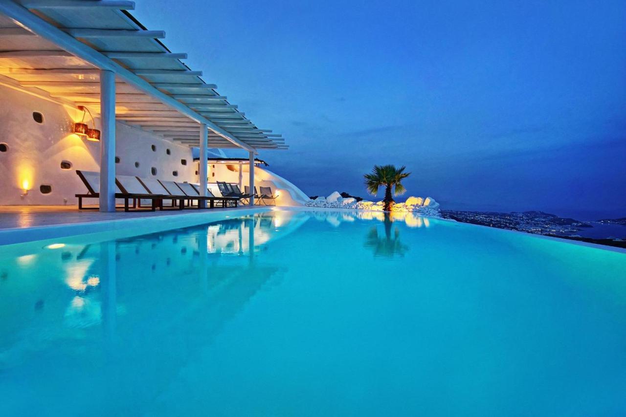 Magnificent Mykonos Villa Villa Blue Paradise 8 Bedroom Private Pool & Bar Panoramic Seaviews