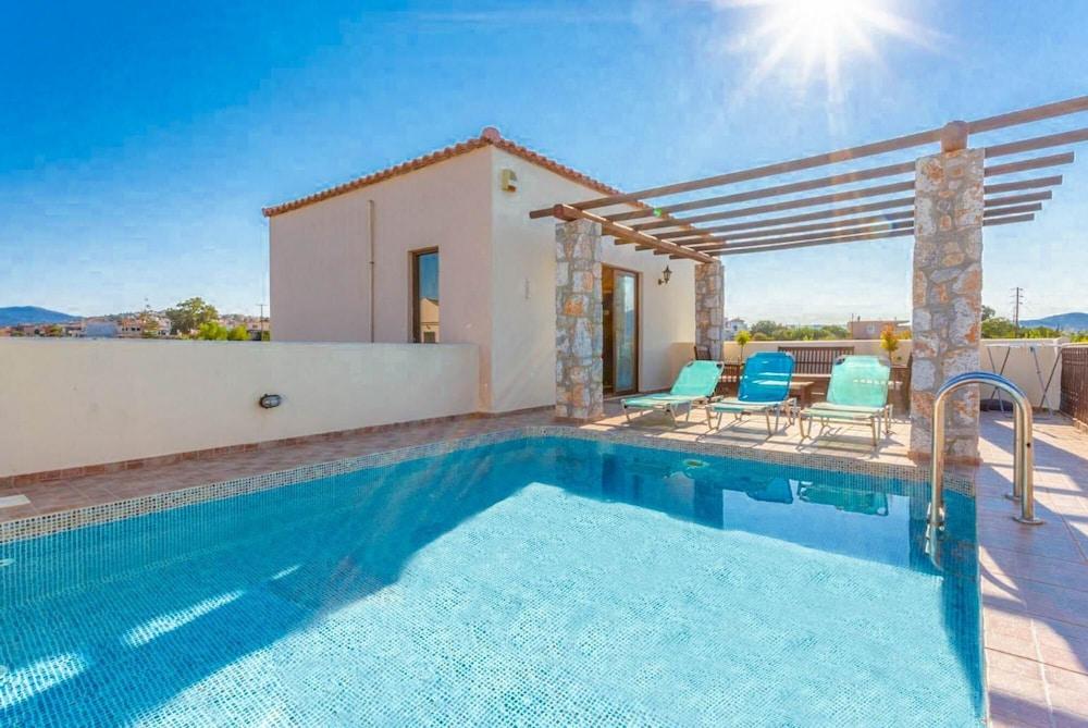 Villa Melina Private Pool Walk To Beach Sea Views A C Wifi Car Not Required 1605