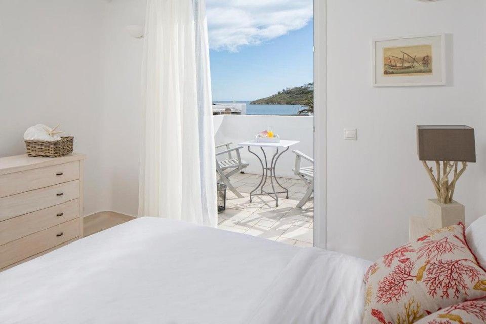Deluxe Mykonos Villa Outdoor Pool Villa Del Sol Sea Pool View 2 Bdr Ornos