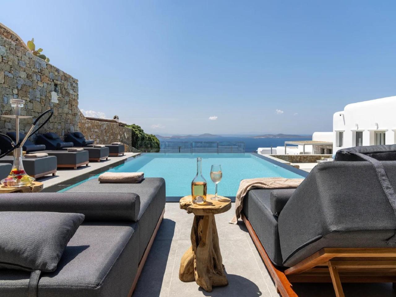 Outstanding Mykonos Villa | 5 Bedrooms | Villa Menelaus | Private Pool With Panoramic Sea Views | Bbq | Faros