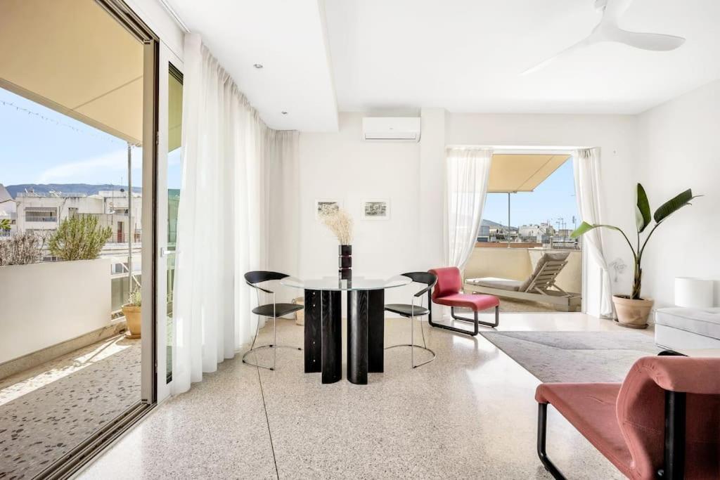 Designer Comfy Penthouse, Pagrati Hilton Area With Splendid City Views