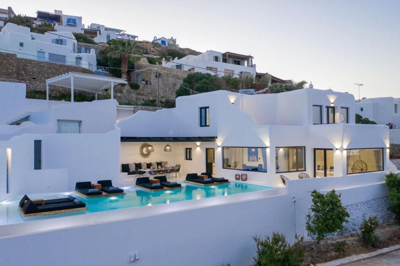 Phenomenal Mykonos Villa Villa Julietta 5 Bedrooms Private Jacuzzi With Stunning Sea & Beach Views