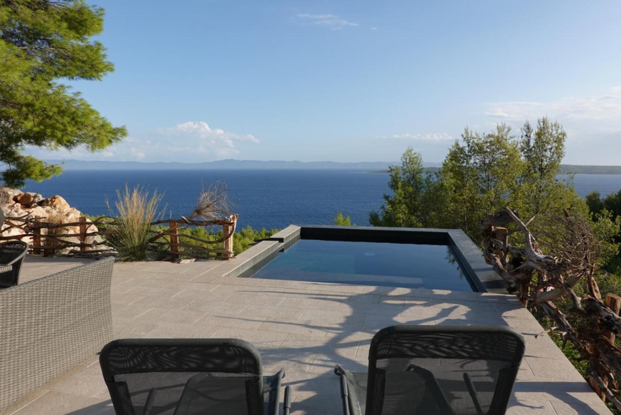 Sea View Eco House With Private Pool, 250m To Beach Falcon View Hvar