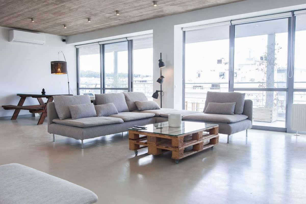 Penthouse With 360 View Of Athens & Private Gym
