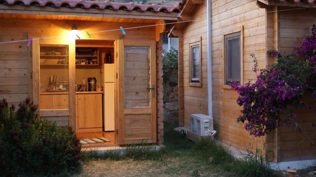 Petrakis Aris Beach Apartments Log Cabin No1