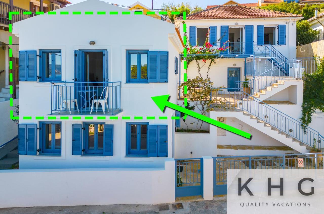 Three Properties Art House, Top Floor Open Plan Studio, Open Plan Art Studio With Front Yard In Fiskardo