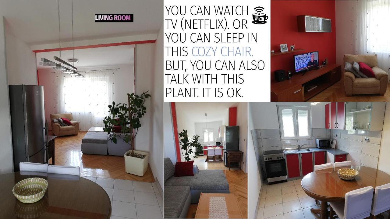Spacious Family Apartment With Parking In The Shade & Barbecue House