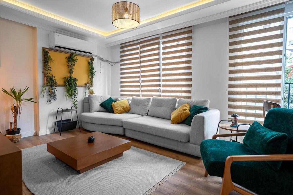Forest Inspired Designed 1br Luxury Flat In Tomtom