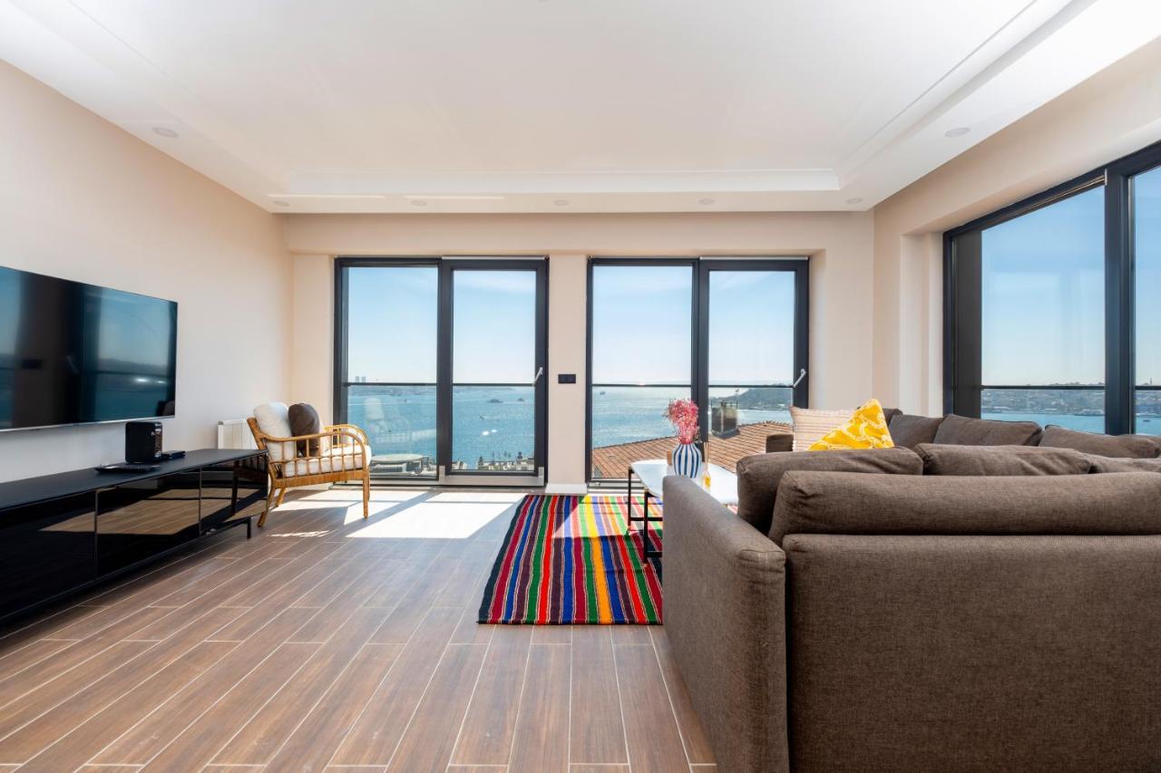 Bosphorus View 2-bedroom Apartment With Elevator & Air Conditioning