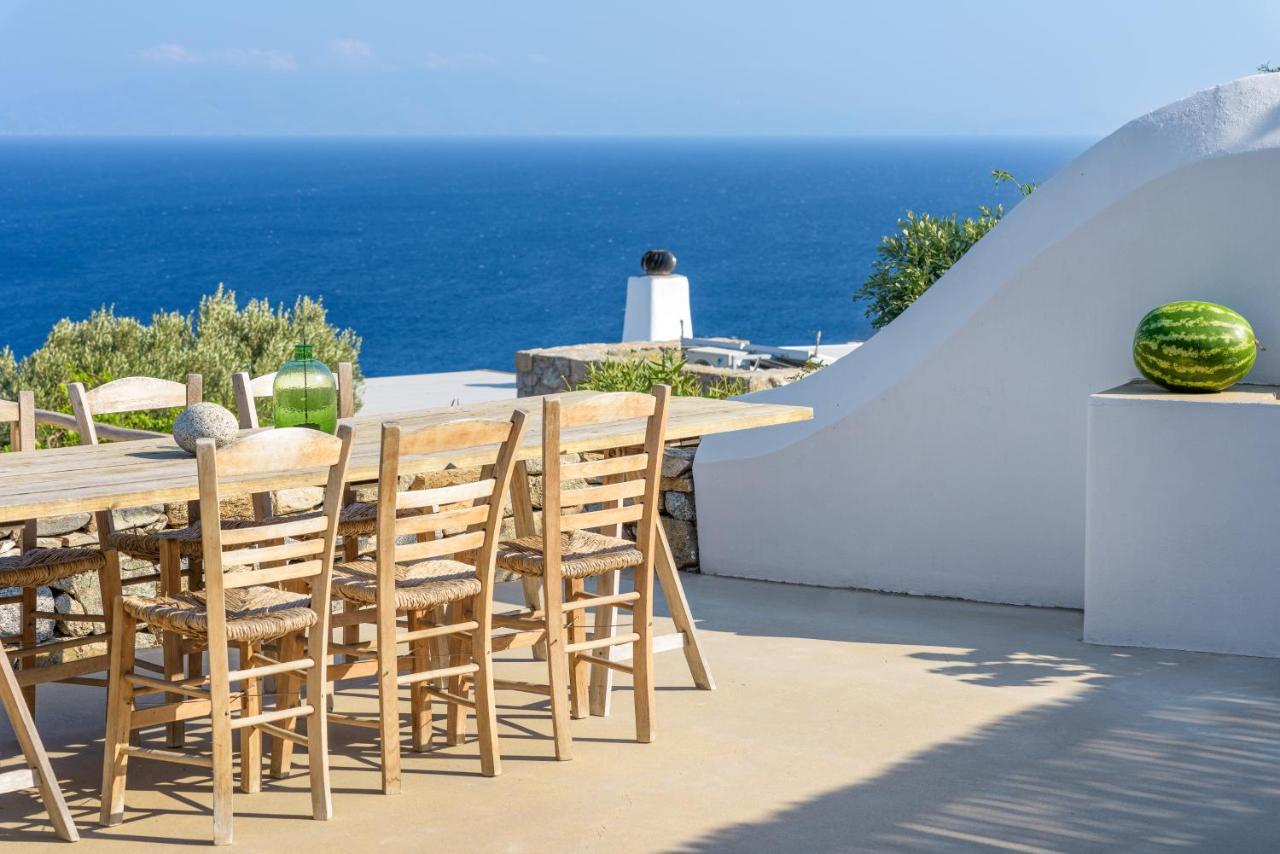 Amazing Sea View, Mykonos Cycladic Villa, Priv Pool