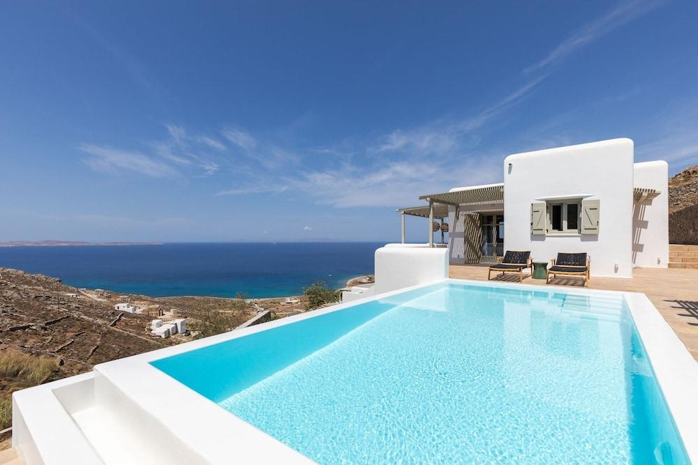Modern Mykonos Villa Private Pool Stunning View