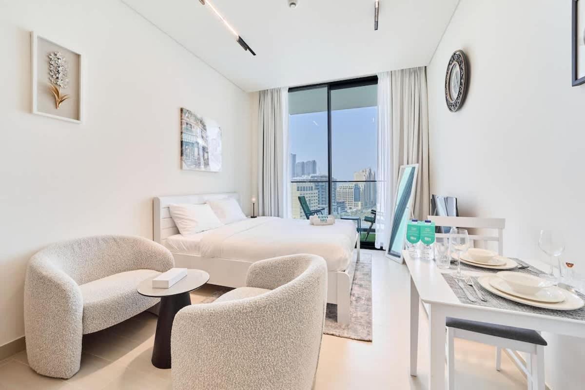 Fam Living Stylish Studio Apartment in Binghatti Azure Jvc