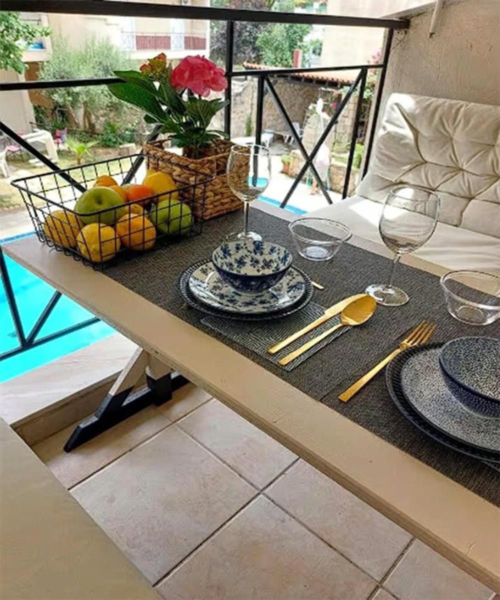 Aya Pool Apartment In Kallithea