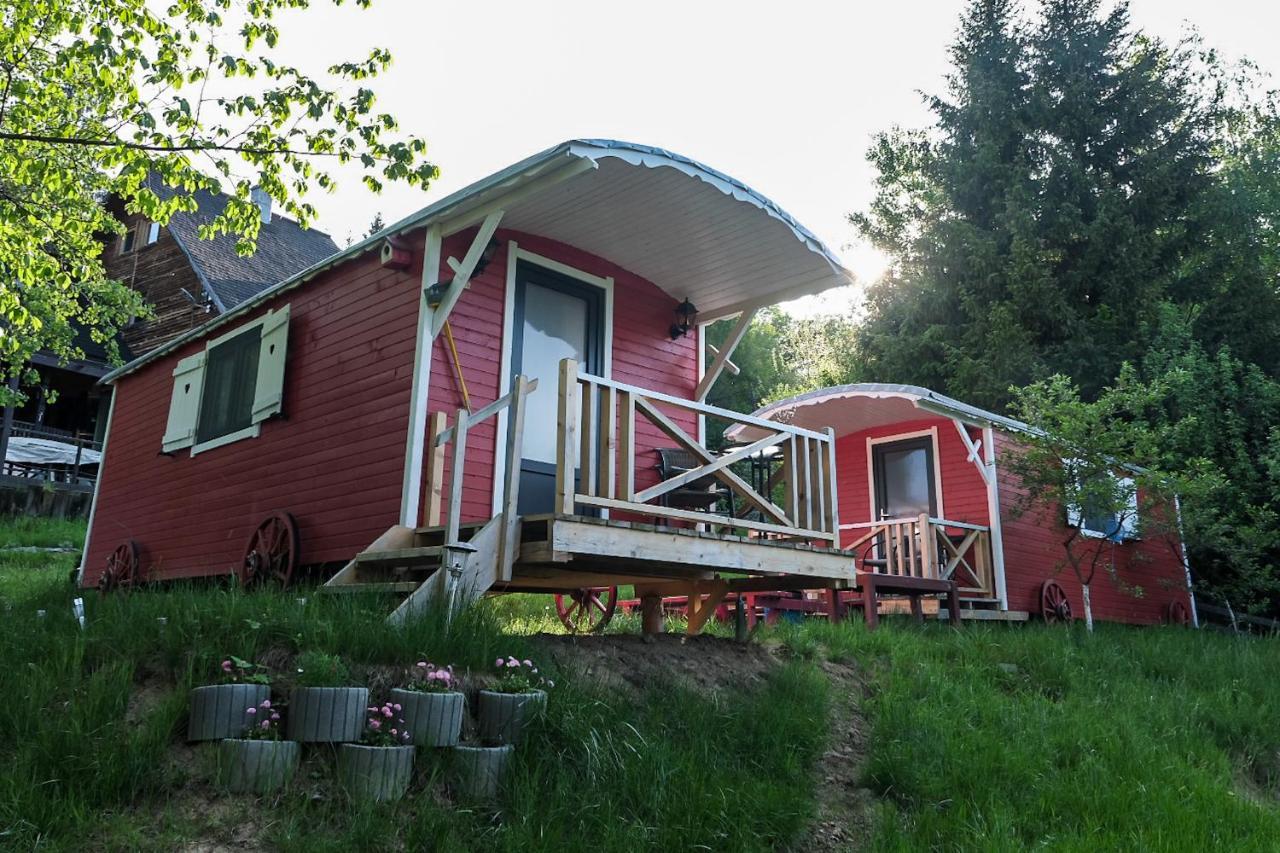 Red Tiny Houses