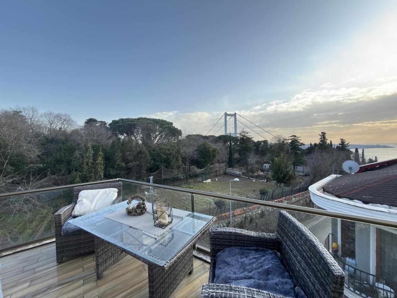 Panoramic Bosphorus View Terrace Flat