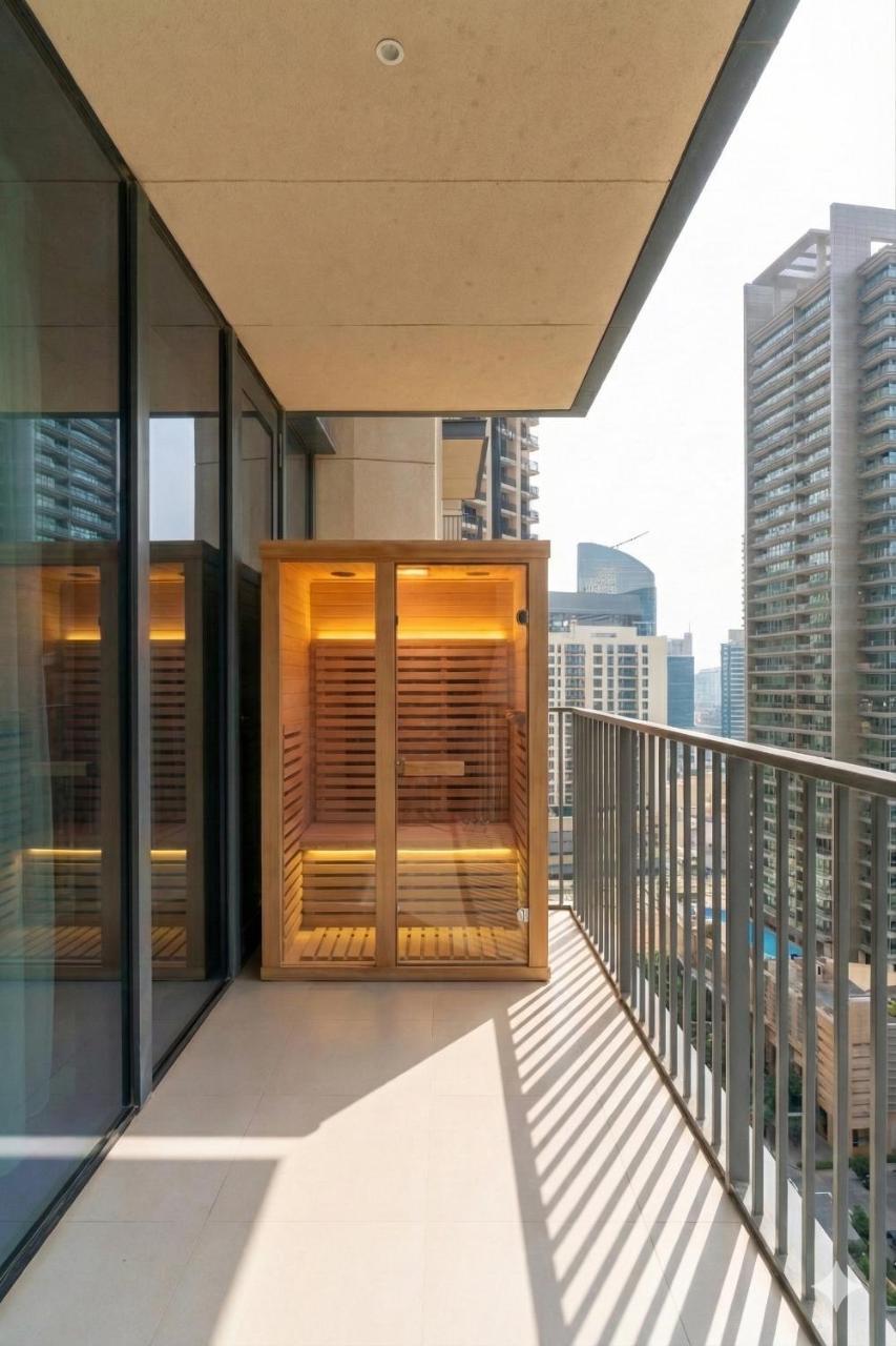 Ultimate Stay - Relaxing 2br in Downtown Dubai with Balcony Steam Room & Massage Chair