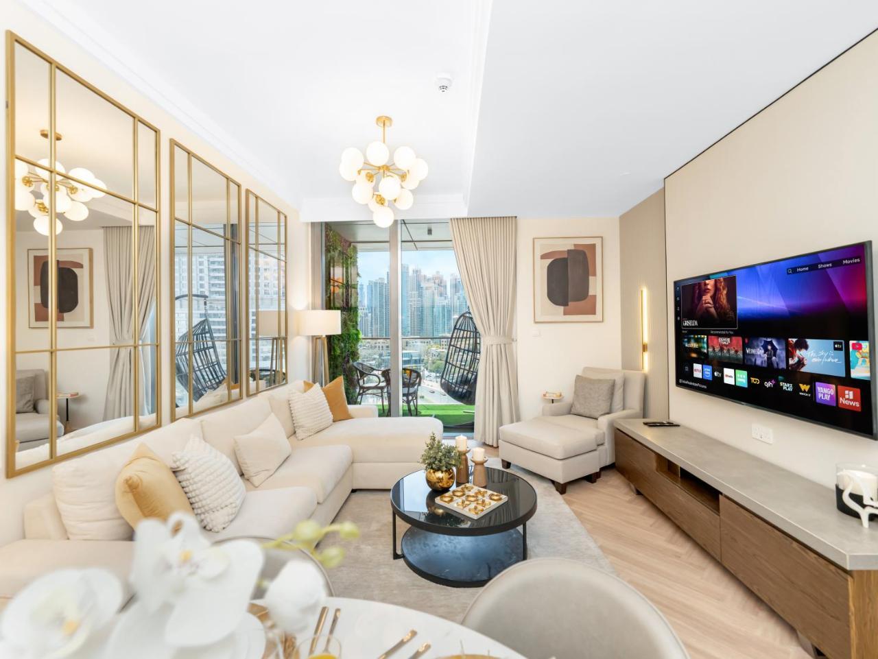 Kensington - Cosy Burj View Flat - Dubai Mall Link!